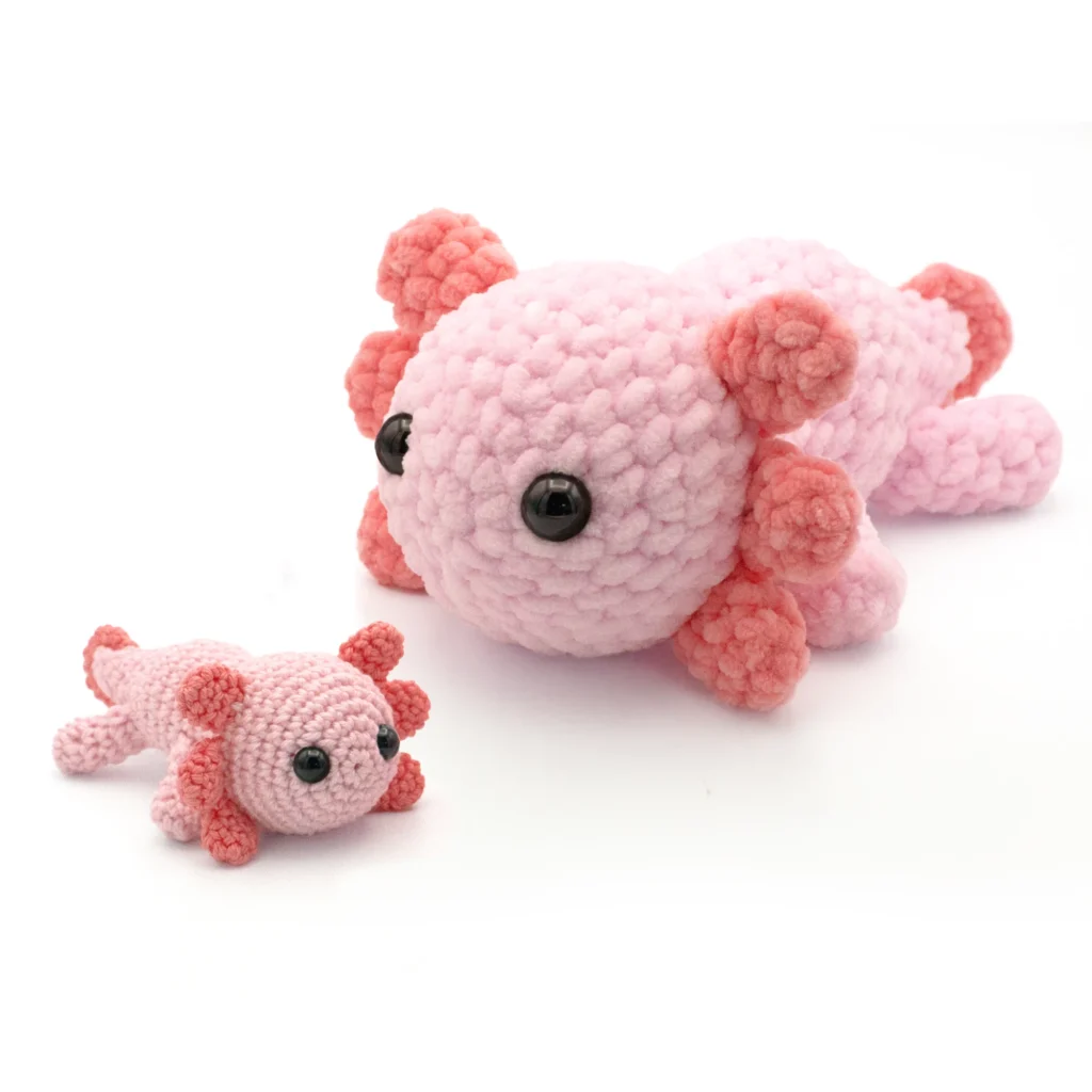 Cómo Tejer un Adorable Ajolote Amigurumi Patrón Gratis