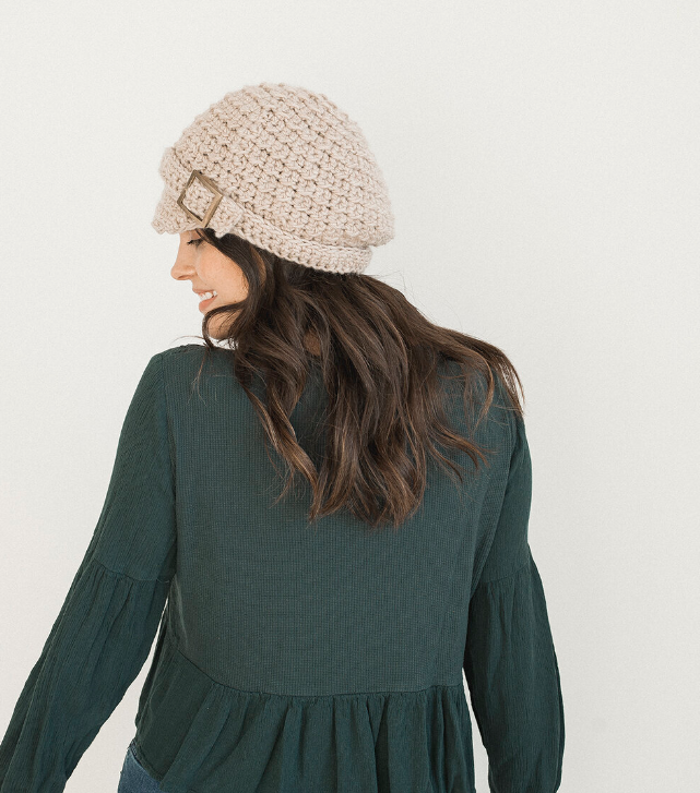 Cómo Tejer una Elegante Boina de Crochet Patrón Gratis y Fácil