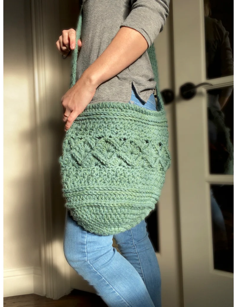 Bolsa Casual a Crochet Patrón Gratis