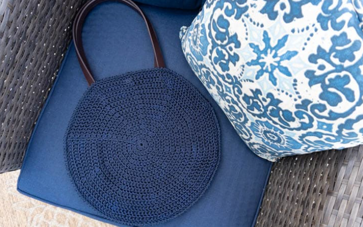 Bolsa Circular de Crochet Fácil! Patrón Gratis