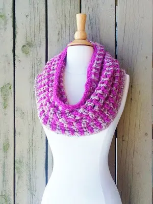 Como hacer una Bufanda Infinita a Crochet Patrón Gratis