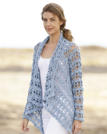 Cómo Tejer una Chaqueta Ligera a Crochet Patrón Gratis