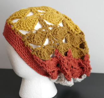 Cómo Tejer un Gorro de Crochet con Diseño Floral Patrón Gratis