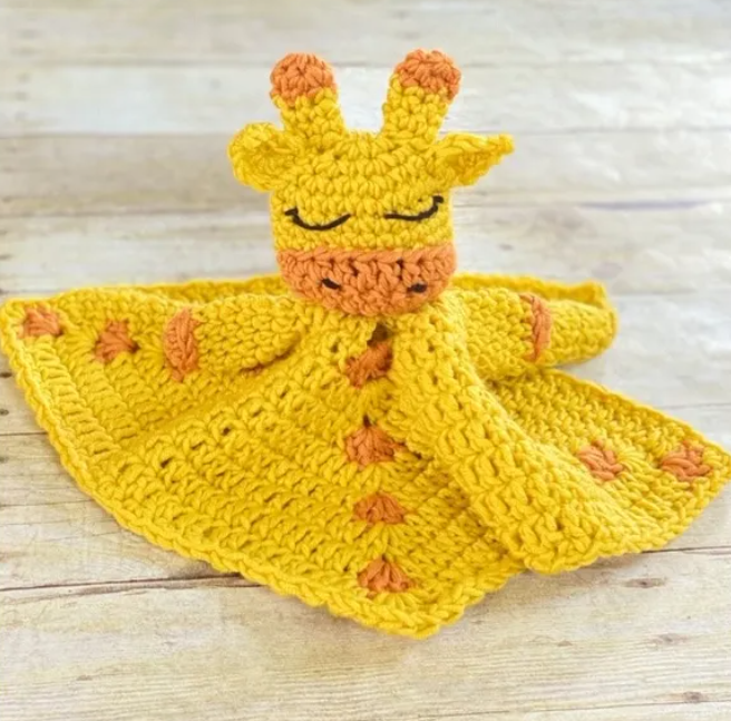 Manta de Apego Jirafa Amigurumi PATRON PDF