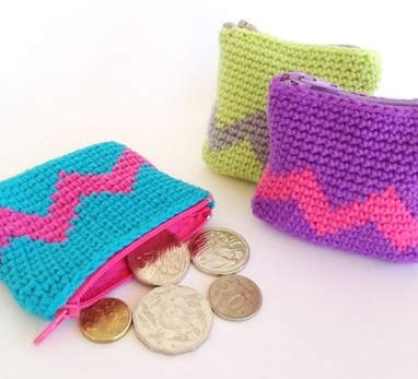 Monederos Únicos y Personalizados en Crochet Patrón Gratis
