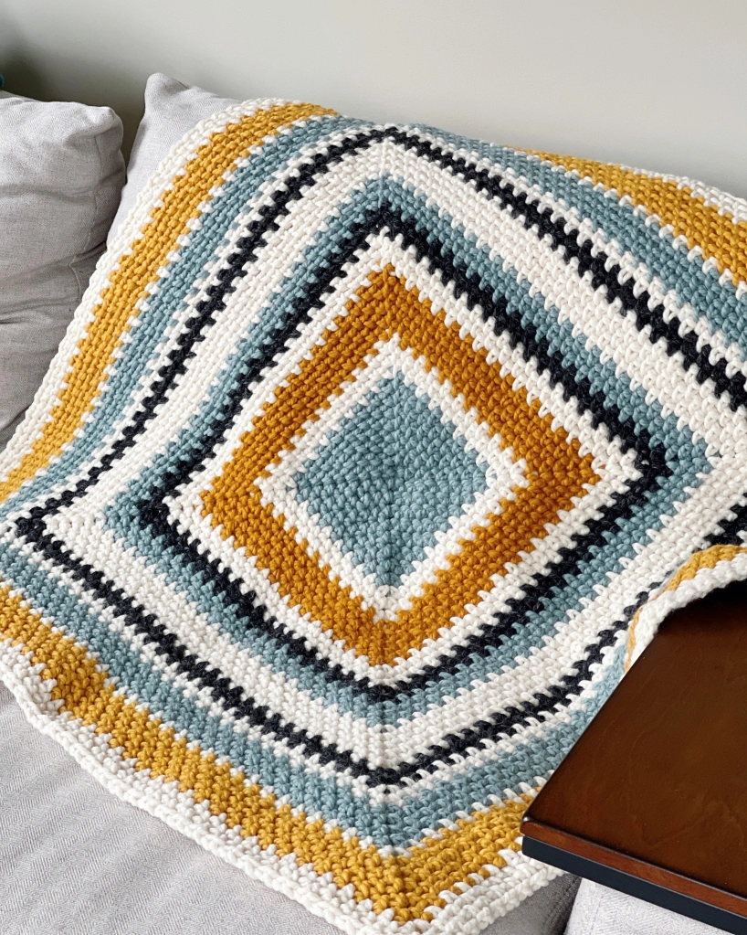 Como hacer una Manta para Bebes en Punto Musgo a Crochet Patrón Gratis