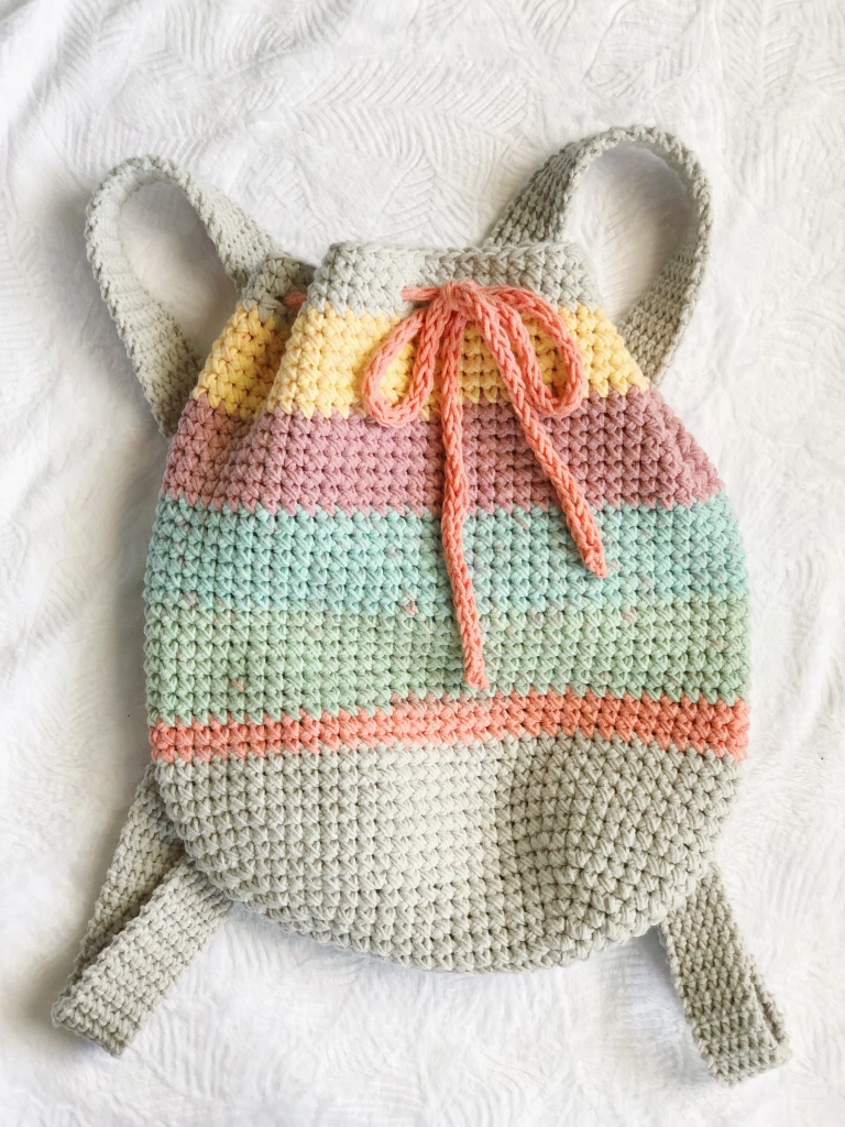 Cómo tejer una Mochila en Crochet Paso a Paso Patrón Gratis