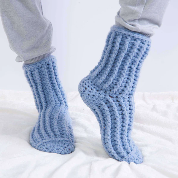 Cómo tejer Calcetines en crochet patrón gratis