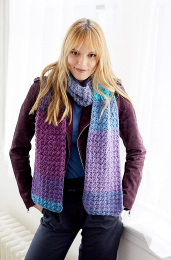 Cómo hacer bufanda sencilla y cálida a crochet patrón gratis