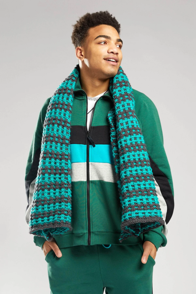 Bufanda Moderna a Crochet Paso a Paso Patrón Gratis