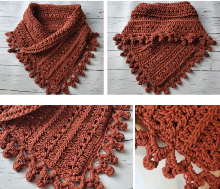 Calentador de Cuello a Crochet Perfecto para el Frío Patrón Gratis