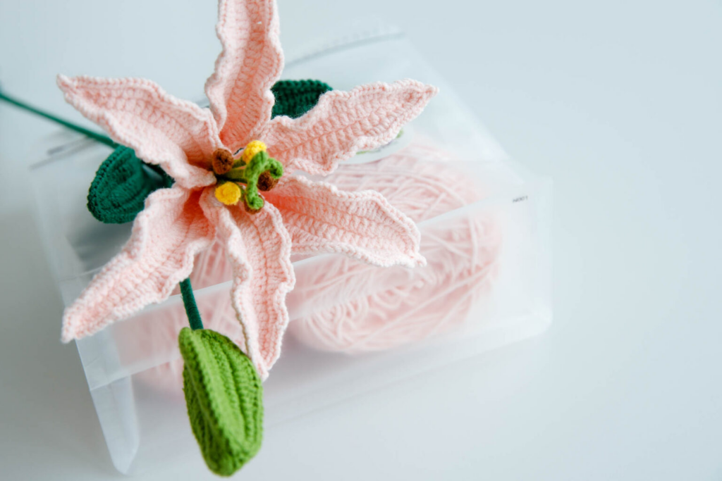 Flores de Lirio en Crochet PATRON GRATIS