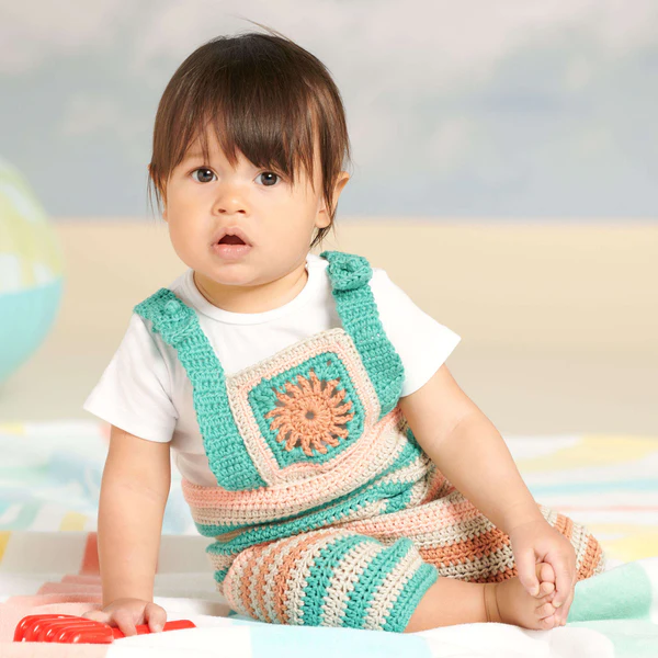 Pelele para Bebé 24 meses en Crochet Fácil y Rápido Patrón Gratis