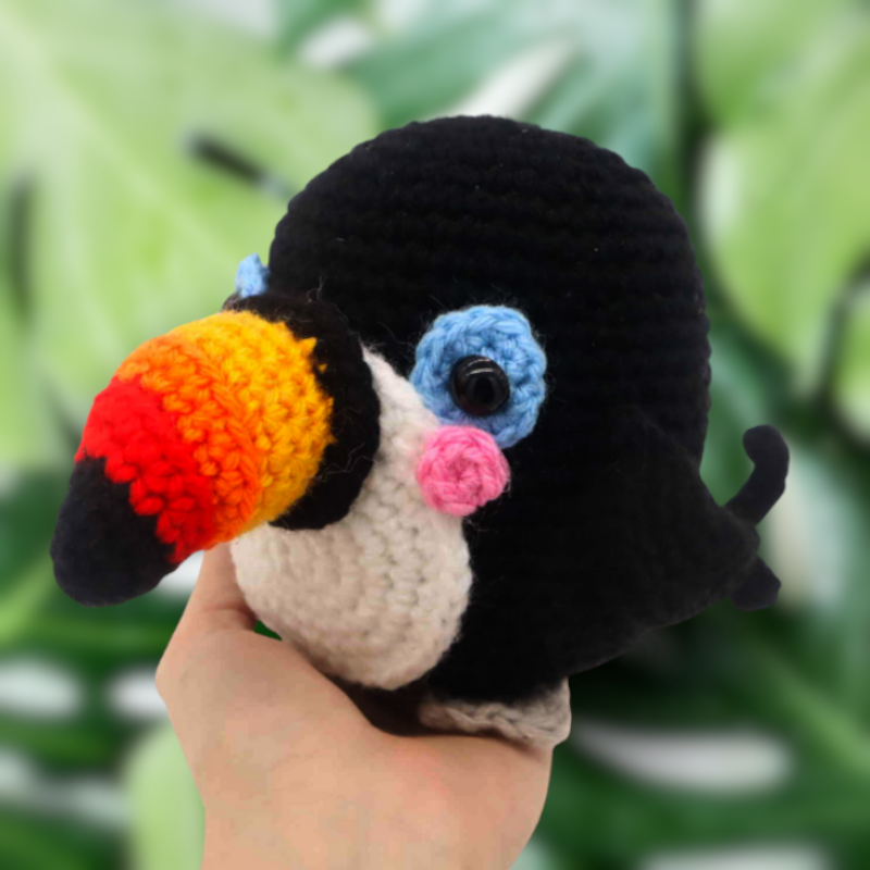 Como Tejer un Tucán Amigurumi Patrón Gratis