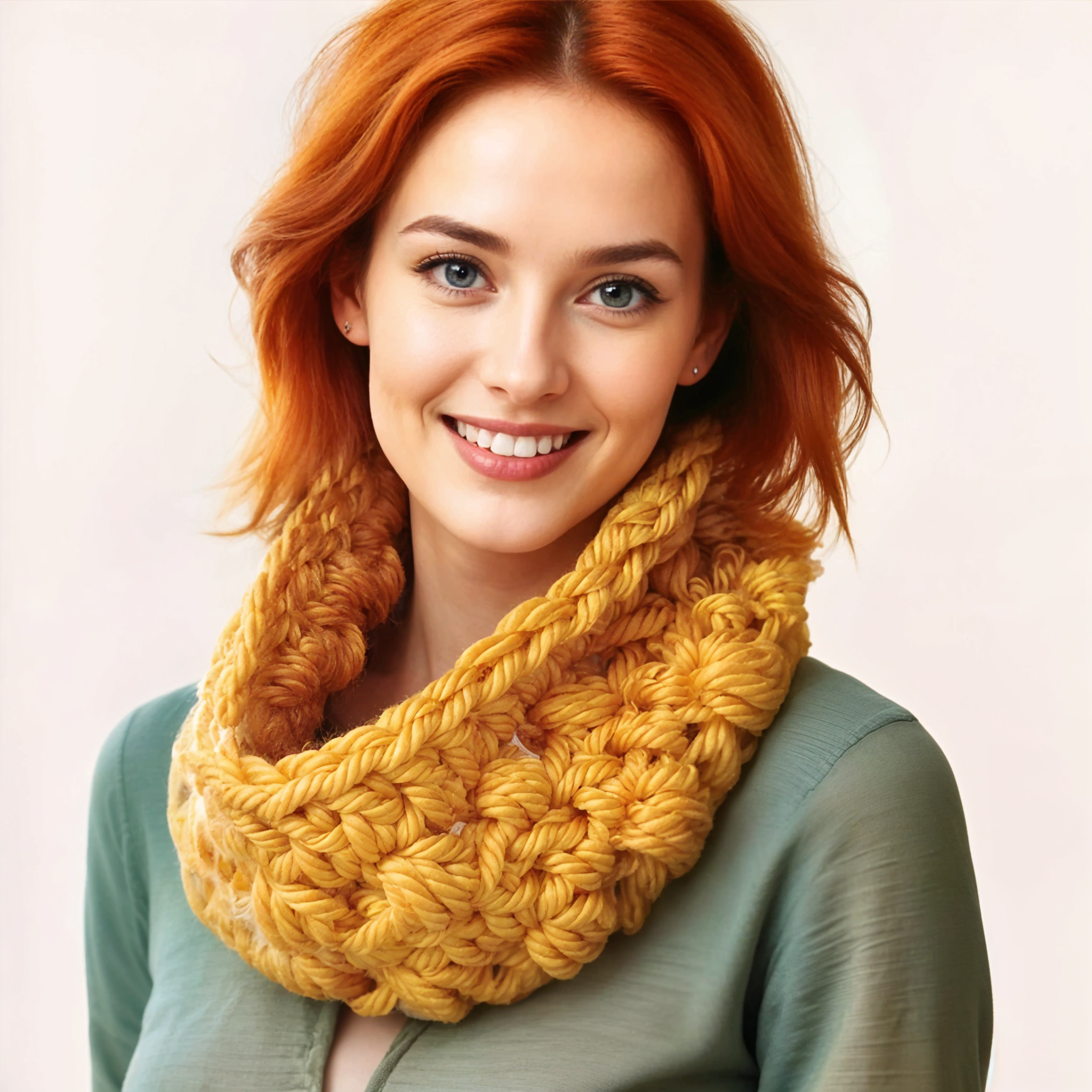 Cuello en Punto Puff Fácil y Rápido Patrón Gratis