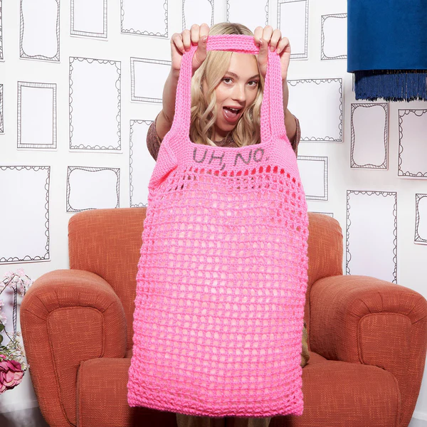 Bolsa de Red en Crochet Paso a Paso Patrón Gratis