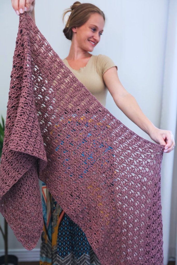 Patrón Gratis Chal Tiffany en Crochet DIY