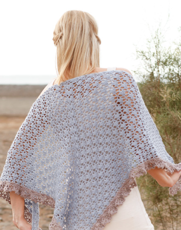 Perfecto para el Otoño: Chal Triangular a Crochet, ¡Patrón Gratis!