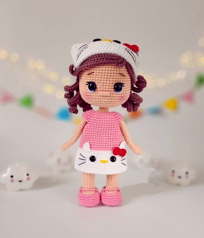 Muñeca Molly Amigurumi paso a paso Patrón PDF