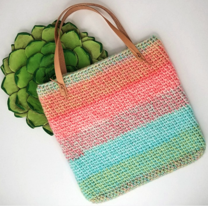 PATRON GRATIS Bolsa a Crochet Paso a Paso para Principiantes