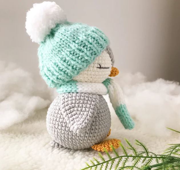 Adorable Pingüino Amigurumi paso a paso Patrón PDF