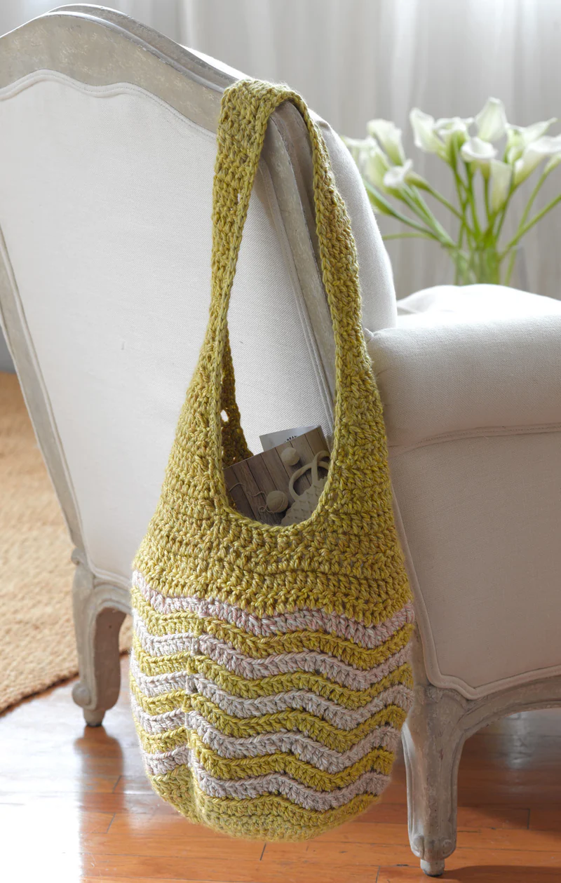 Bolsa Zigzag en Crochet PATRON GRATIS