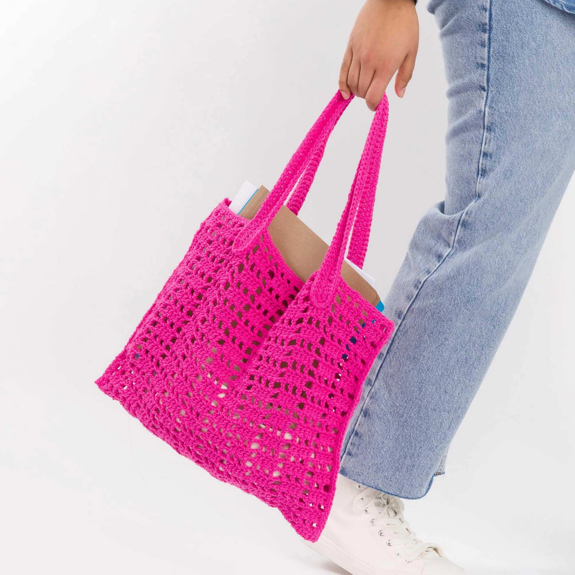 Bolsa  Roxy para Principiantes del Crochet PATRON GRATIS