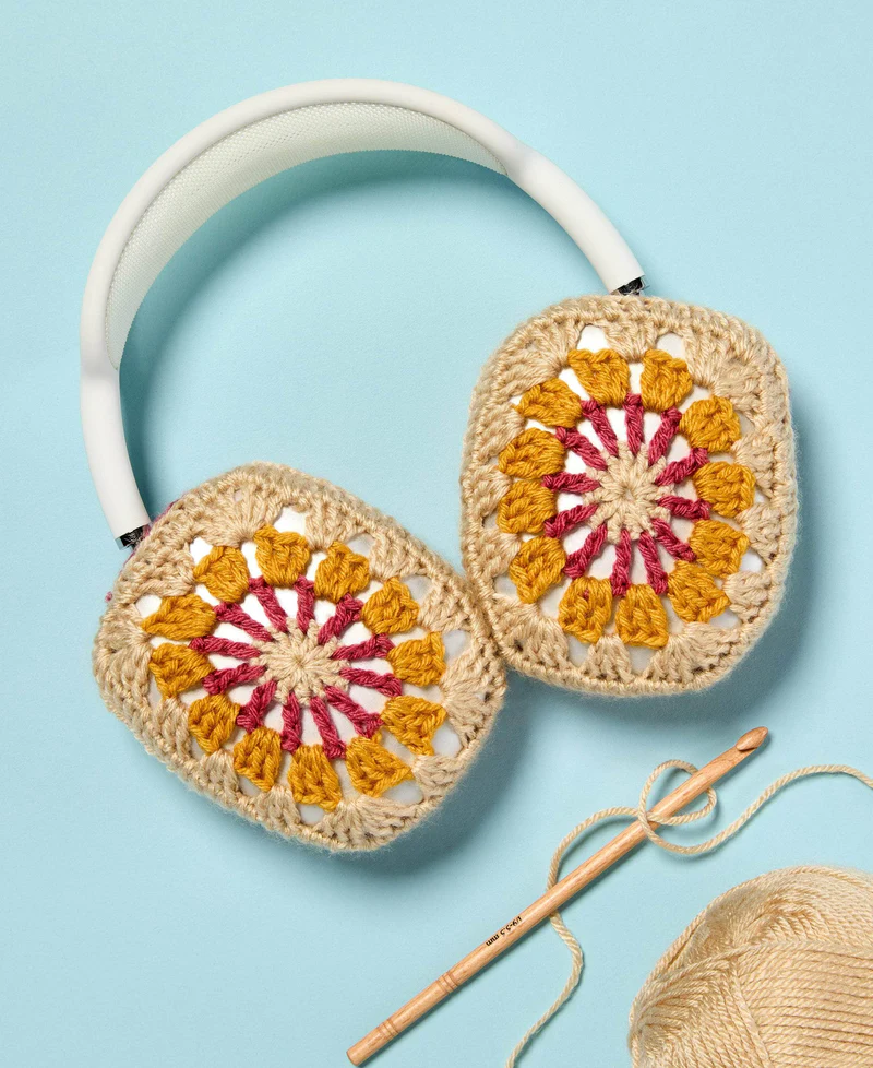 NO LOS DESECHES! Fundas Retro para Auriculares en Crochet PATRON