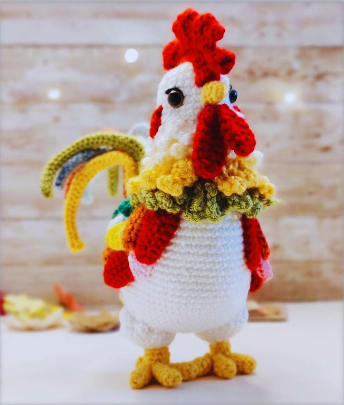 Gallito Claudio Amigurumi paso a paso PATRON PDF
