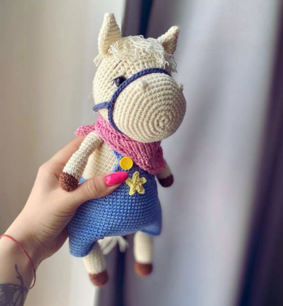 Caballito Boris Amigurumi paso a paso PATRON PDF