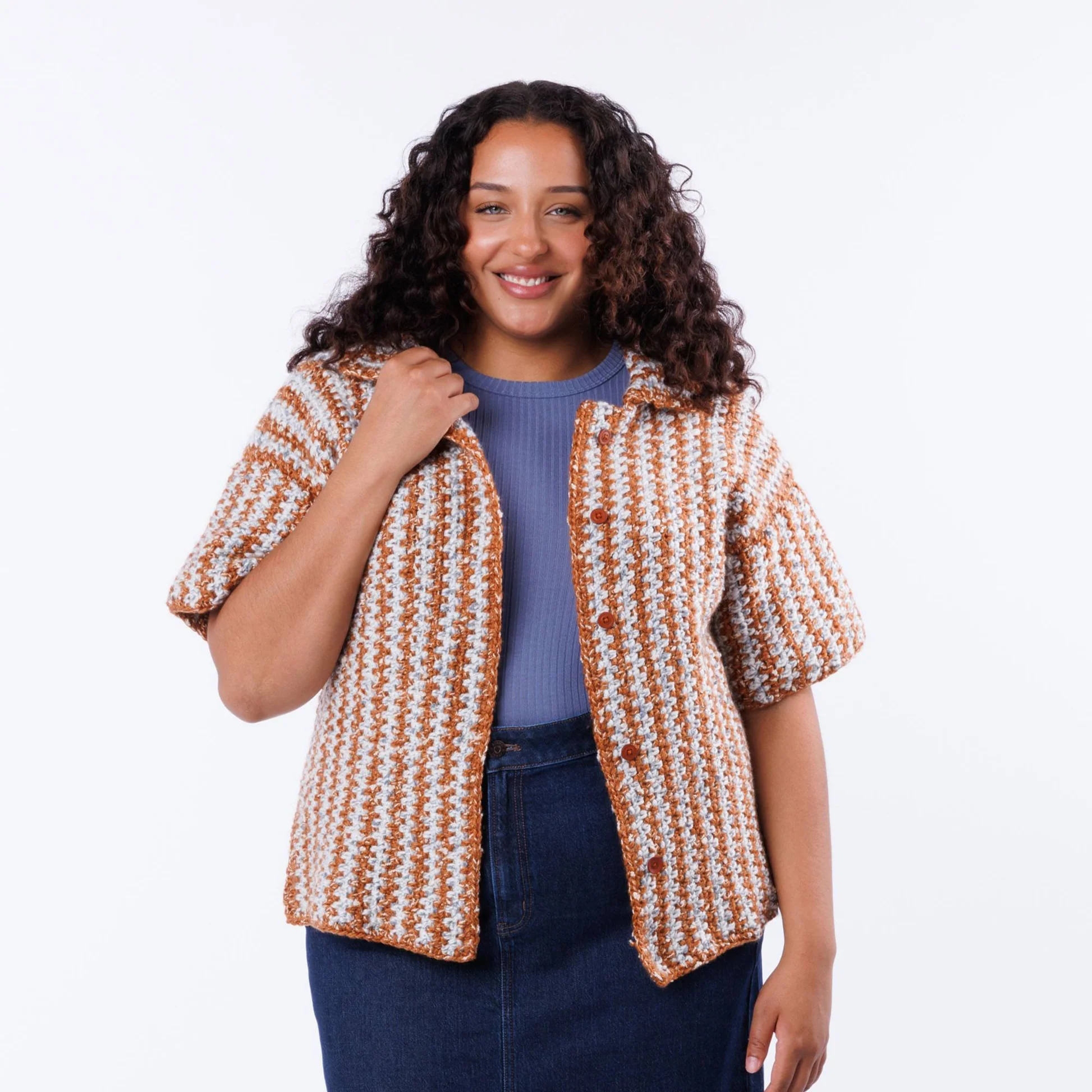 Cardigan Ágata Oversize en Crochet PATRON GRATIS