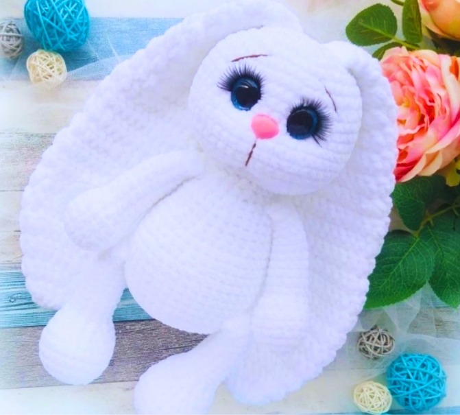 Conejo de las Nieves Amigurumi paso a paso PATRON PDF