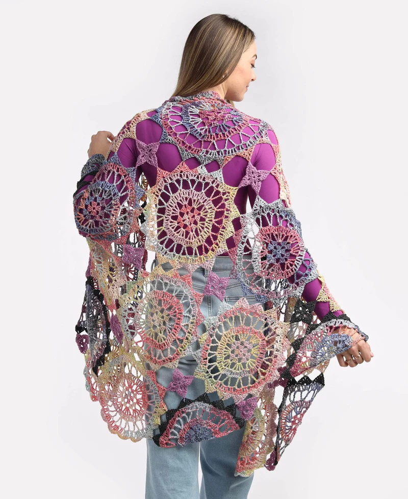 Chal Mandala de la Paz en Crochet PATRON GRATIS