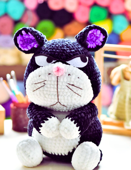 Gatito Gruñomi Amigurumi paso a paso PATRON PDF