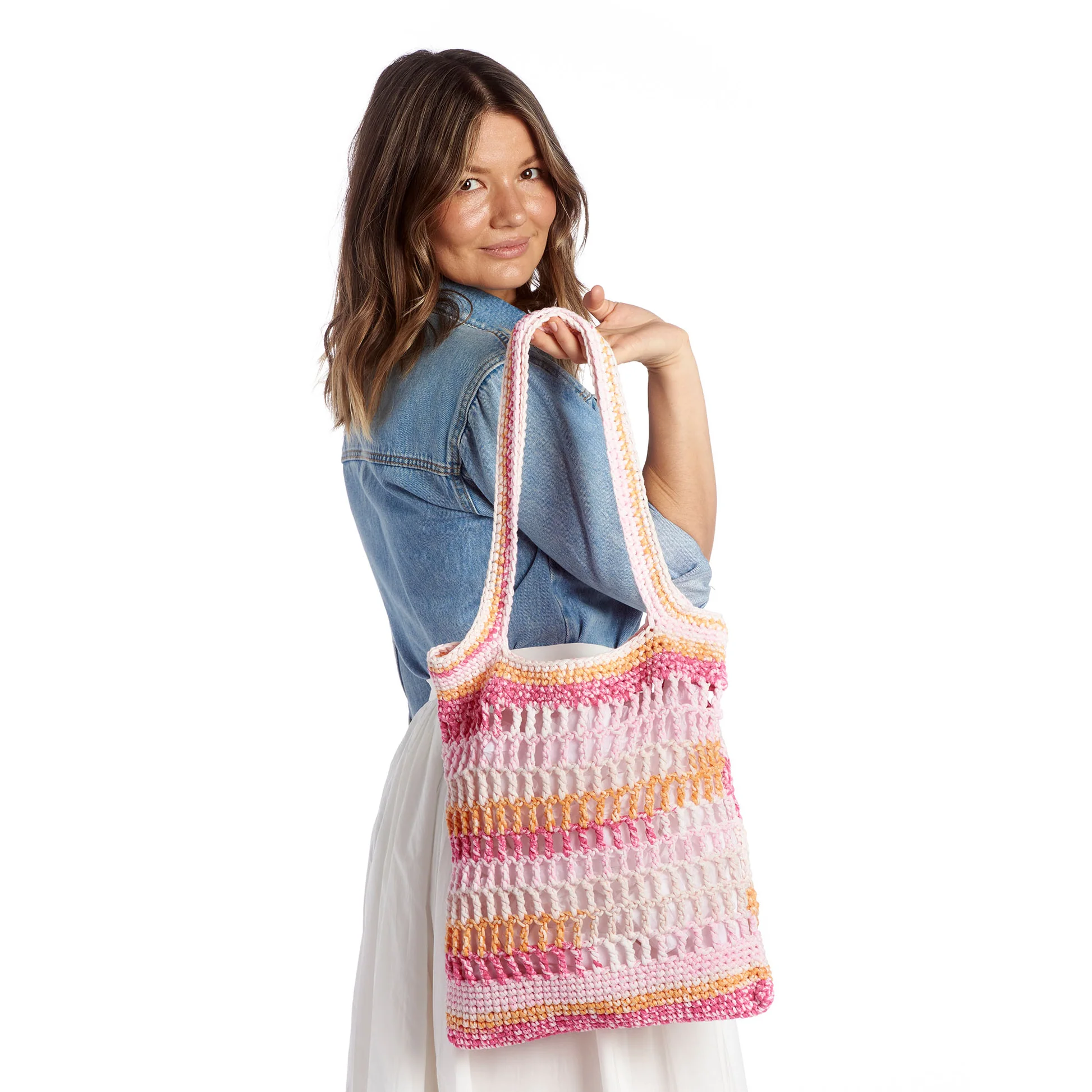 Bolsa para Mercado Reutilizable a Crochet PATRON GRATIS