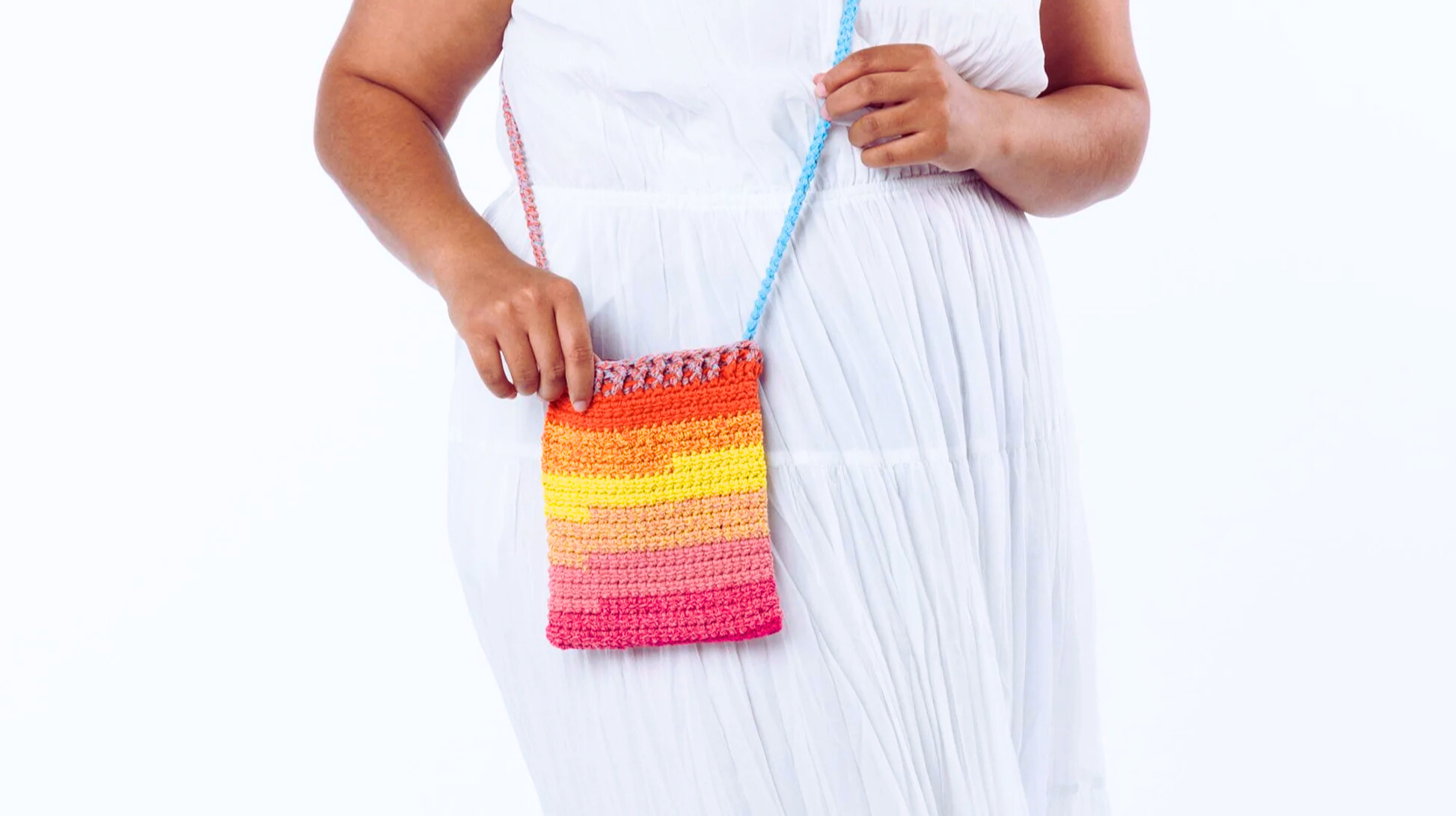 Mini Bolsa para Móvil en Crochet PATRON GRATIS