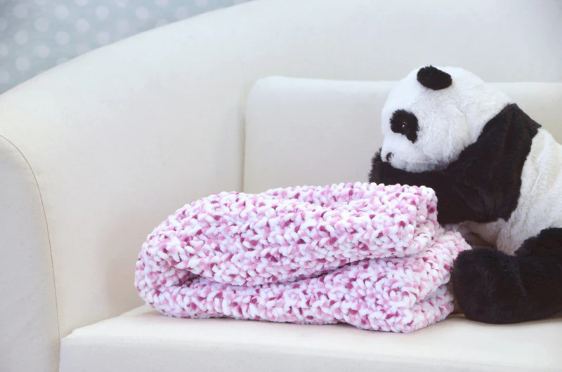 Manta de 3 Puntos a Crochet para Principiantes PATRON GRATIS