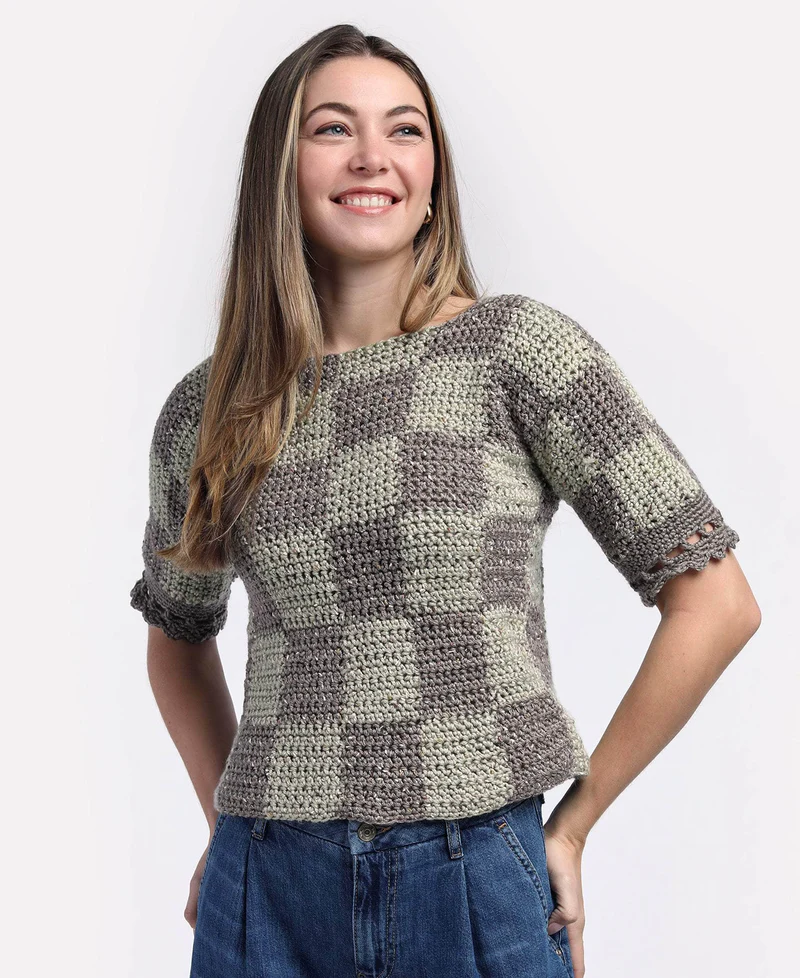 Top Ajedrez en Crochet PATRON GRATIS