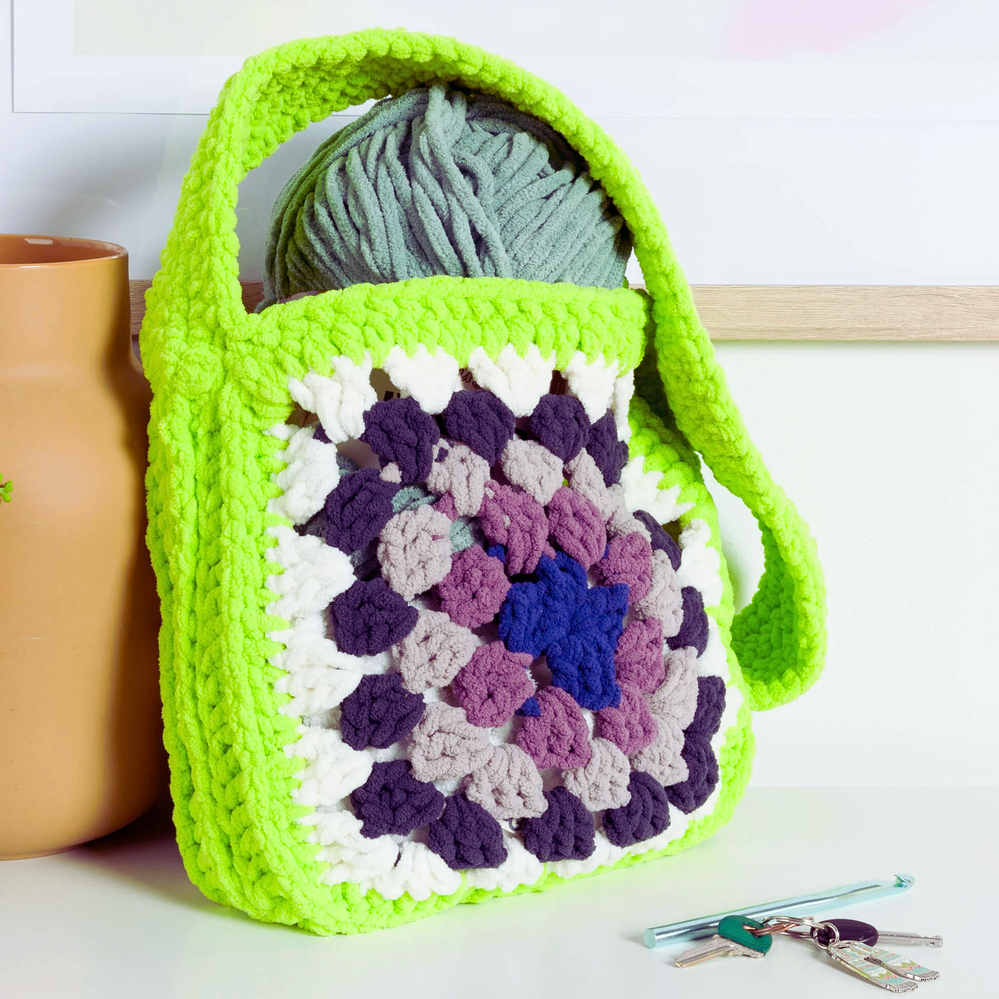 Bolsa de Viaje FÁCIL Y RÁPIDA de Tejer! PATRON GRATIS