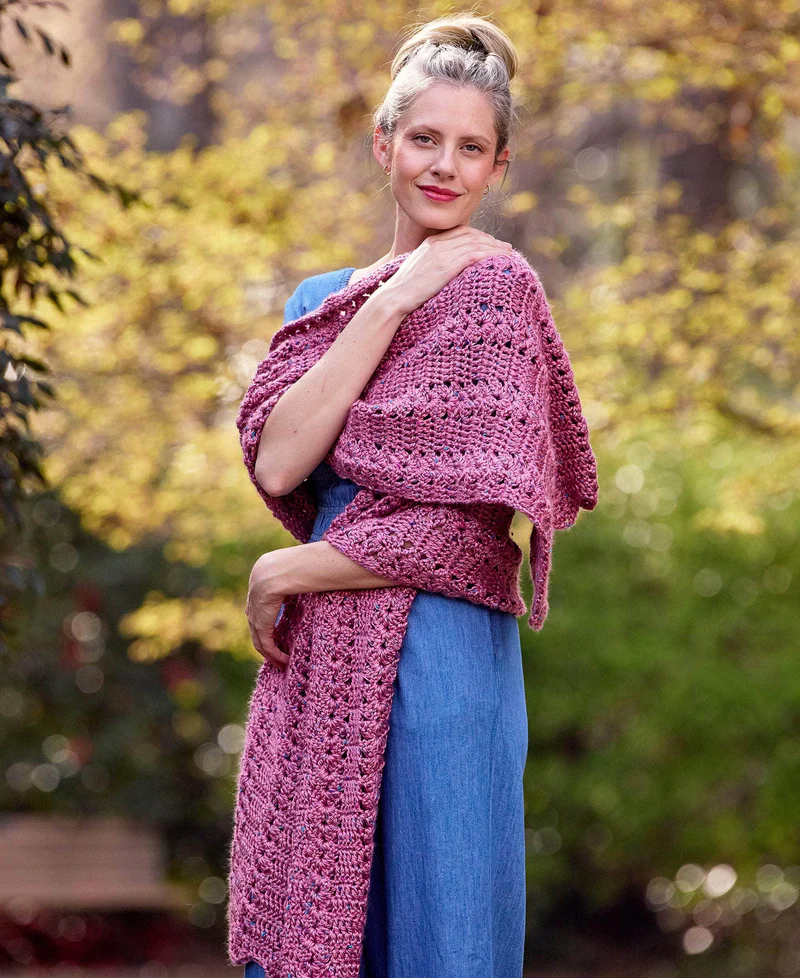 Chal Cassia en Crochet PATRON GRATIS