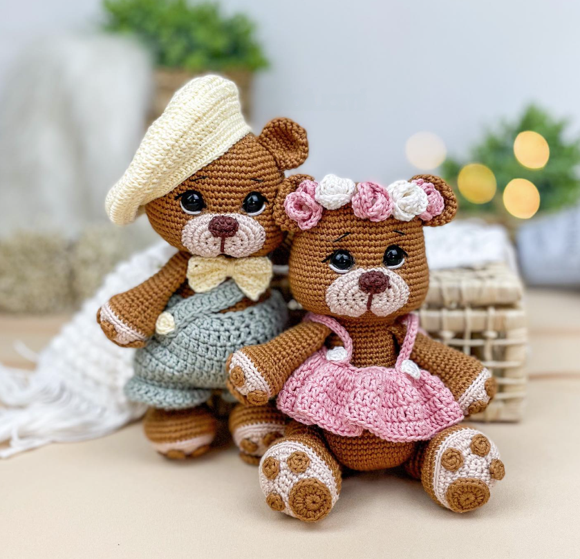 Pareja de Ositos Amigurumi PATRON PDF
