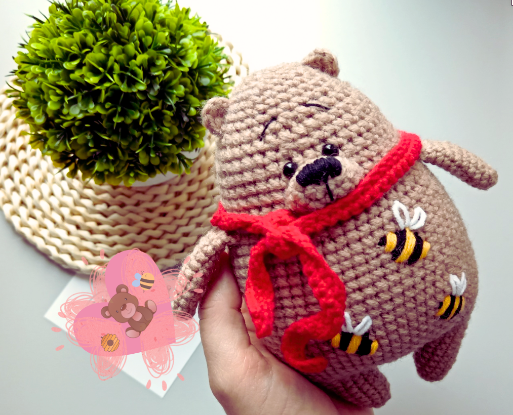 Oso Romualdo Amigurumi Fácil para Principiantes PATRON PDF