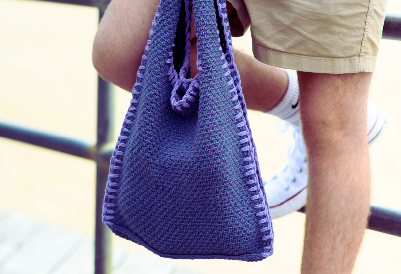Bolsa Paseo en la Playa a Crochet PATRON GRATIS