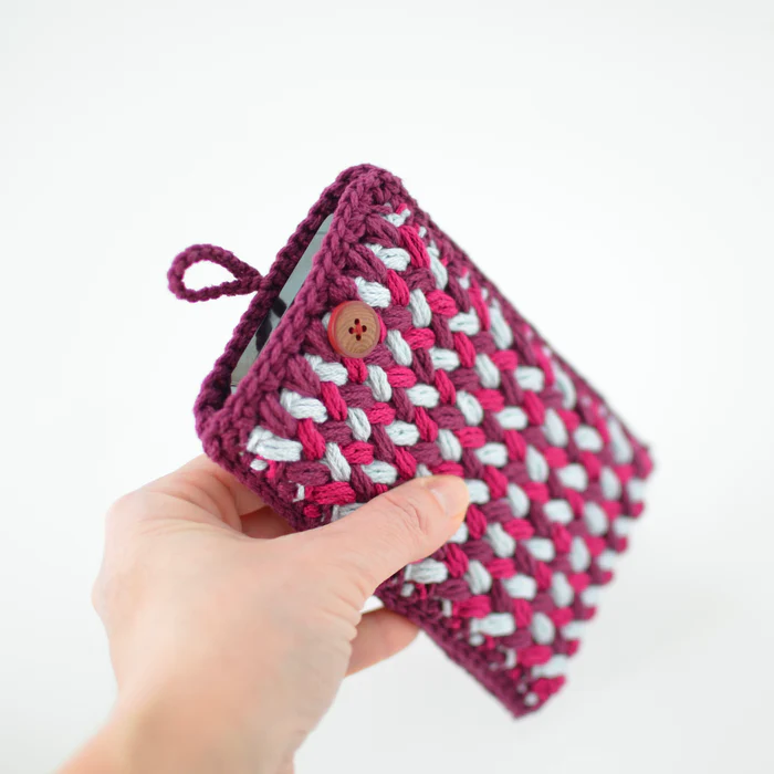 Funda para Móvil en Crochet Práctica y Fácil PATRON GRATIS