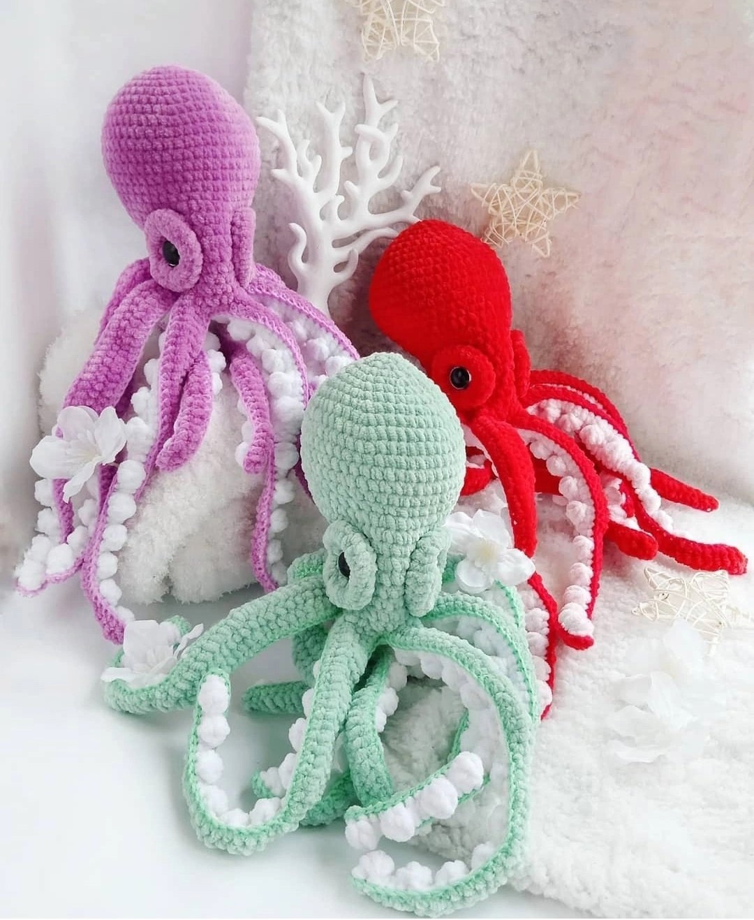 Adorable y Suave Pulpo Amigurumi PATRON PDF