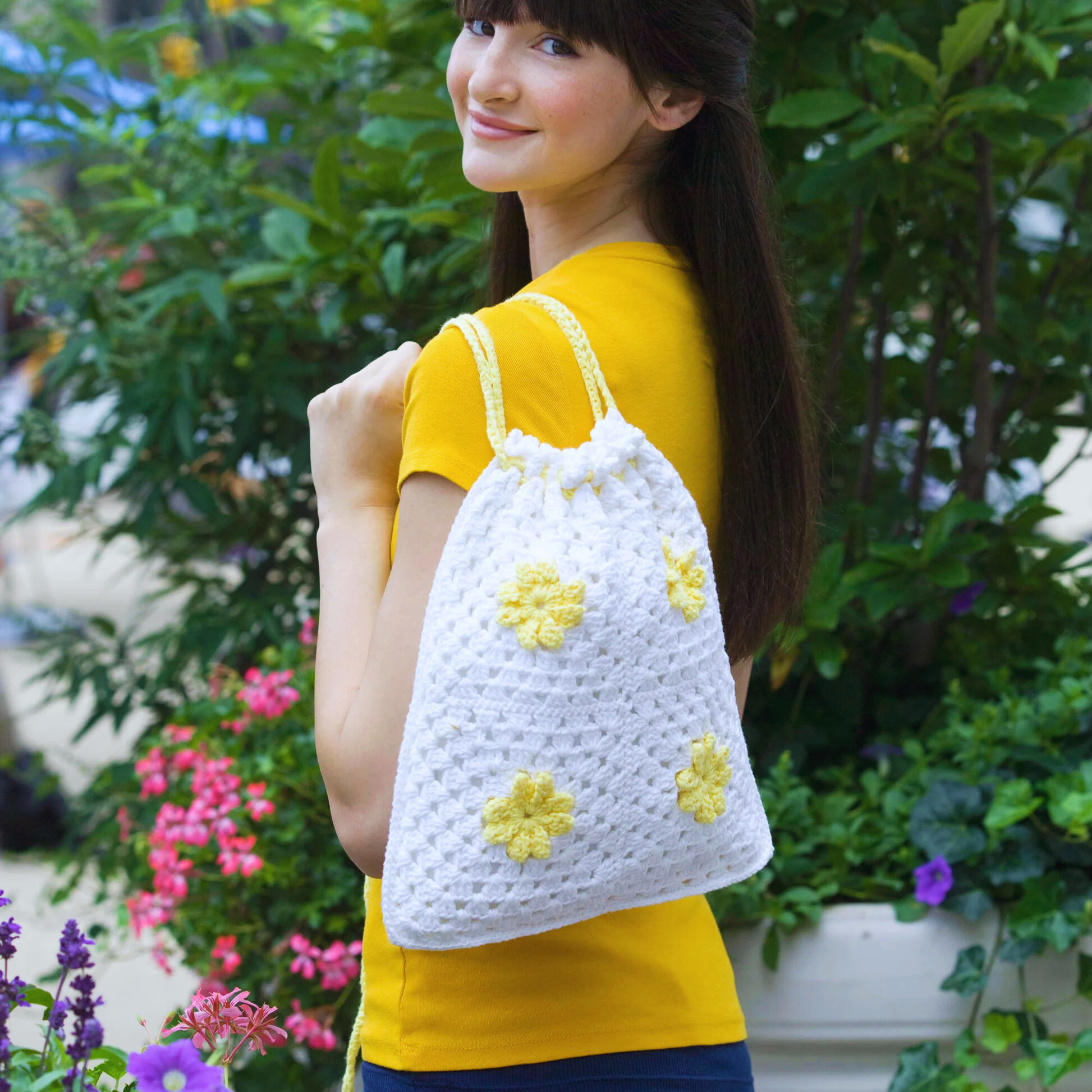 Bolsa Margarita para Principiantes del Crochet PATRON