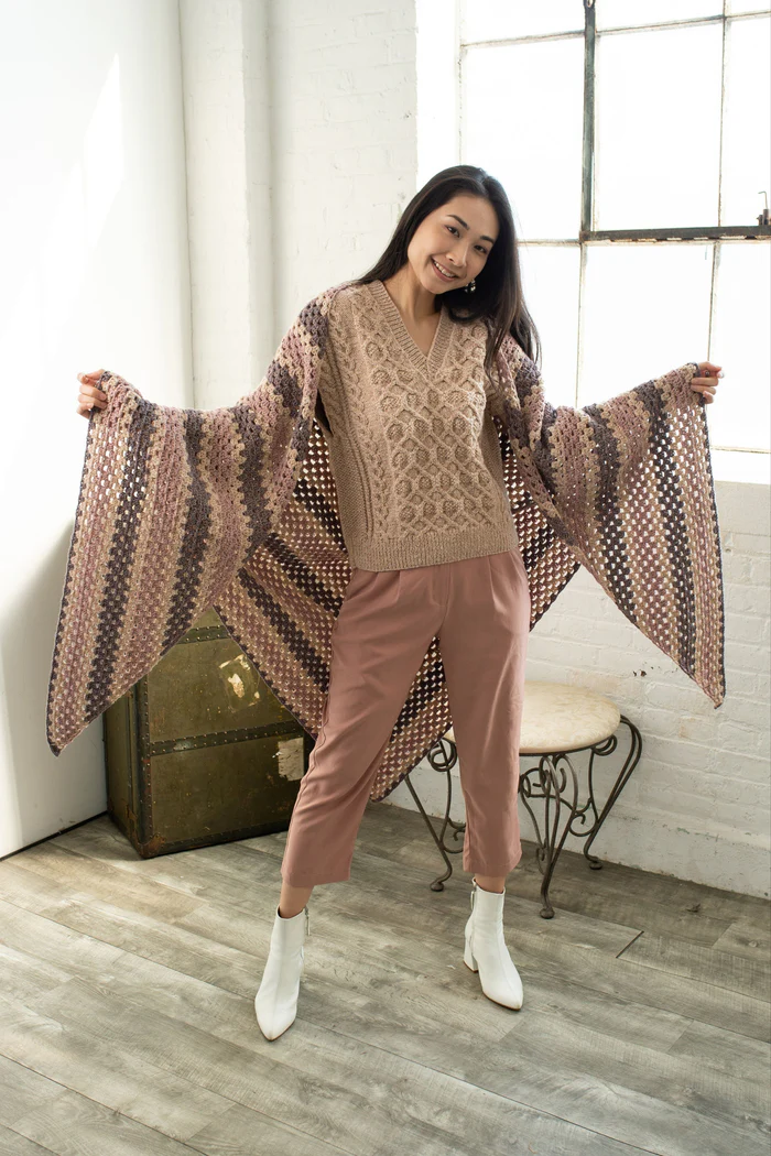 Chal Sofi para Principiantes del Crochet PATRON GRATIS