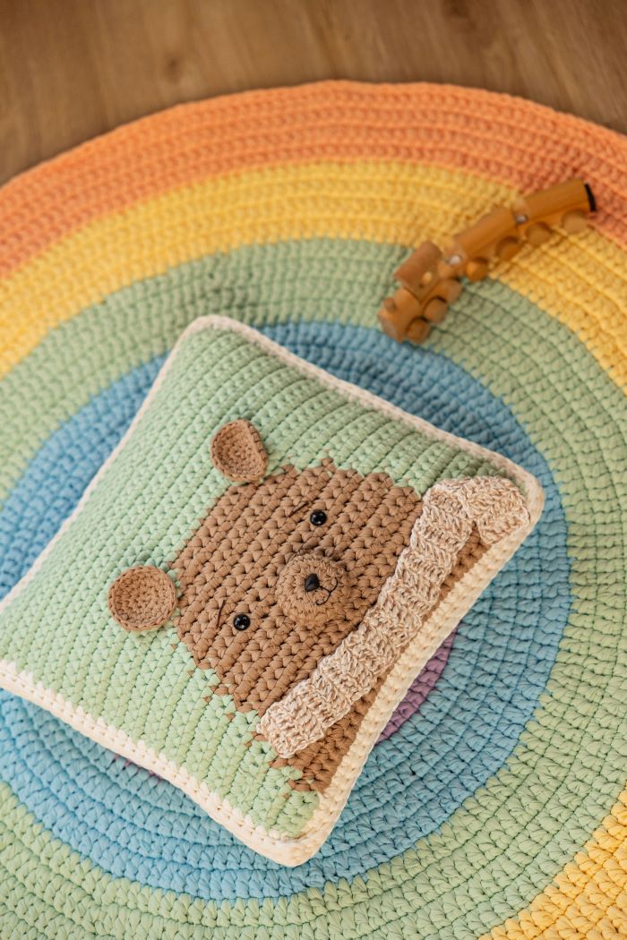 ¡Alerta de Ternura! Almohada Infantil Osi en Crochet PATRÓN