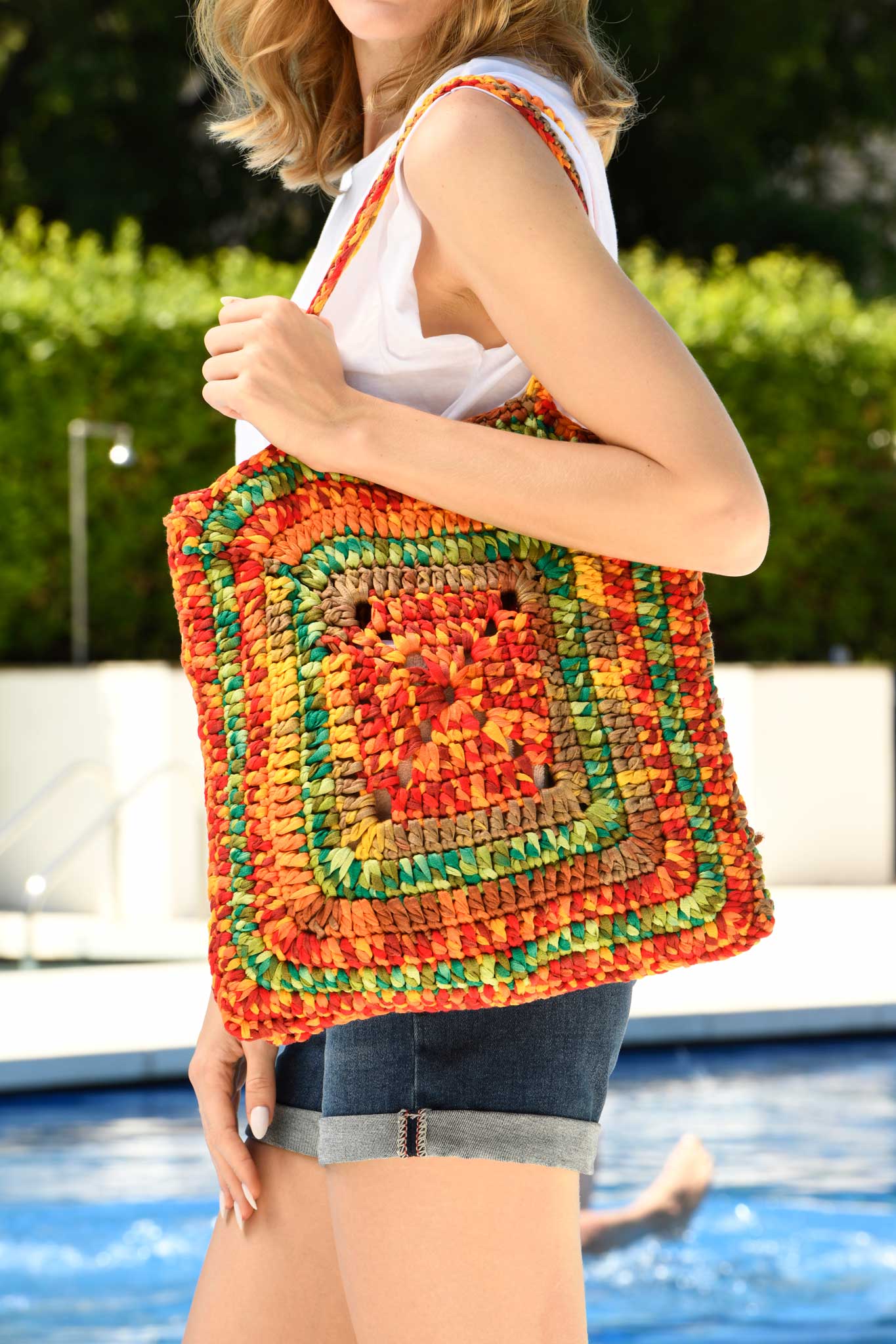 ¡ULTIMA HORA! Bolso Granny Fácil Ideal para el Verano PATRÓN