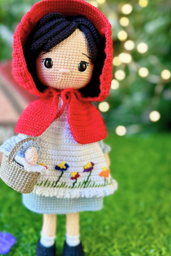 Caperucita Roja Muñeca Amigurumi PATRON PDF
